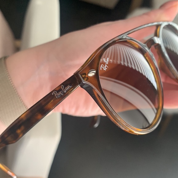 Ray Ban Round Brow Bar Sunglasses - Picture 9 of 11